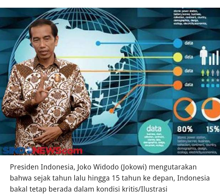 Ekonomi RI Diramal Alami Masa Kritis 15 Tahun ke Depan