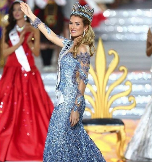 Miss World 2015 Mireia Lalaguna Royo Tiba di Indonesia