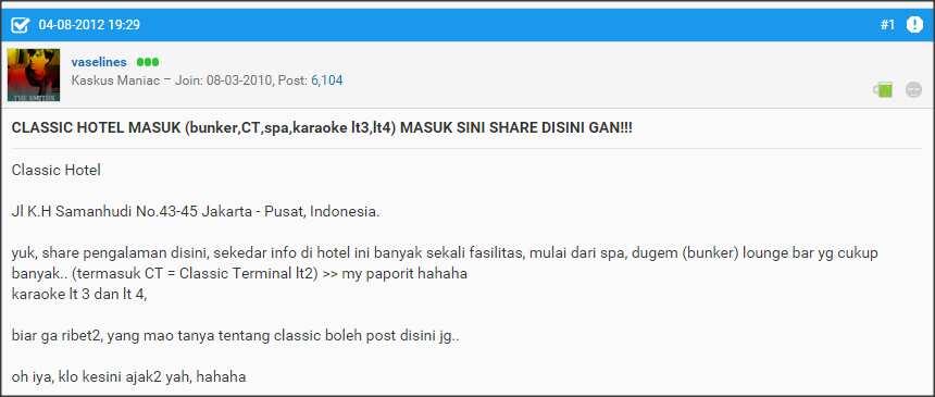 Bukti Prostitusi DKI Buat Ahok