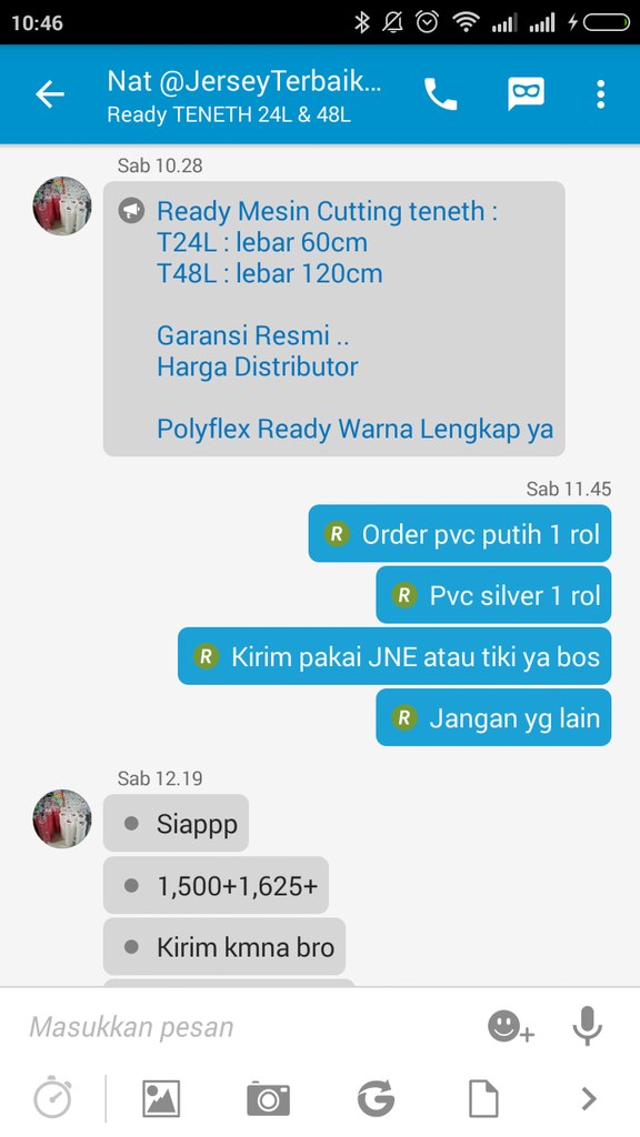 www.jualpolyflex.com TIDAK KONSISTEN BERJUALAN DAN TERKESAN MENCARI KEUNTUNGAN SEMATA