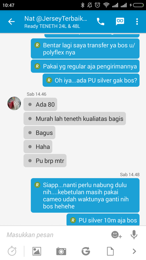 www.jualpolyflex.com TIDAK KONSISTEN BERJUALAN DAN TERKESAN MENCARI KEUNTUNGAN SEMATA