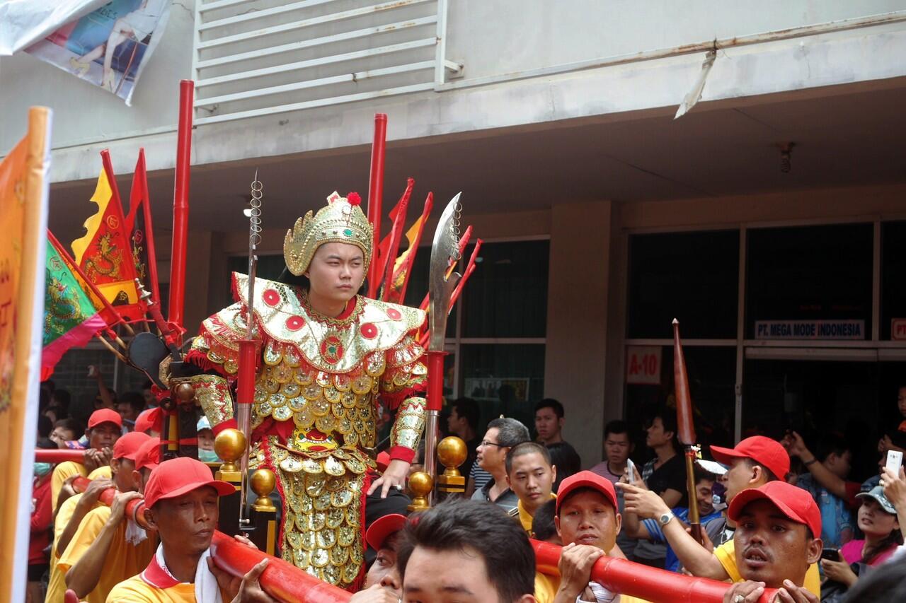 Mengerikan, ada potongan kepala manusia di acara Cap Go Meh !