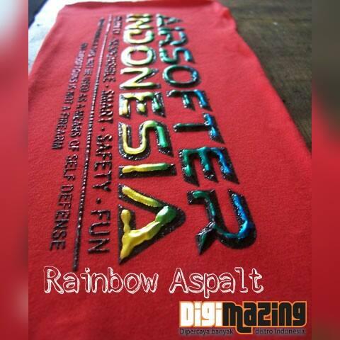 Sablon Rainbow Aspalt