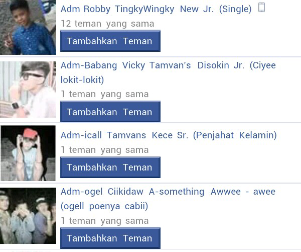 Nama Fb Anak Jaman Sekarang  KASKUS