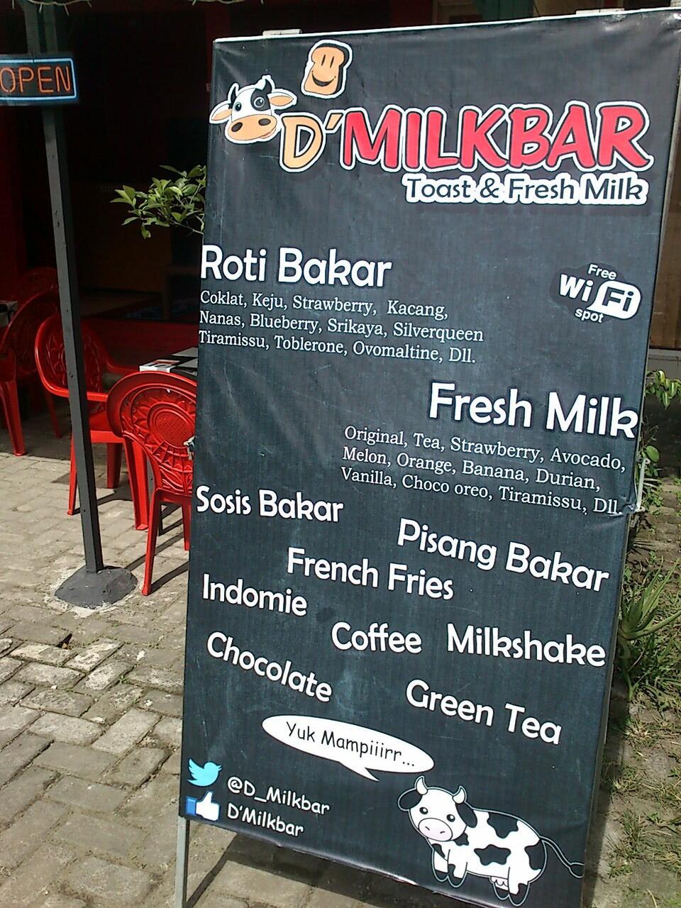 &#91;OVER KONTRAK UKM&#93; Kedai Roti Bakar &amp; Susu Murni D'Milkbar. JAGAKARSA - Jaksel