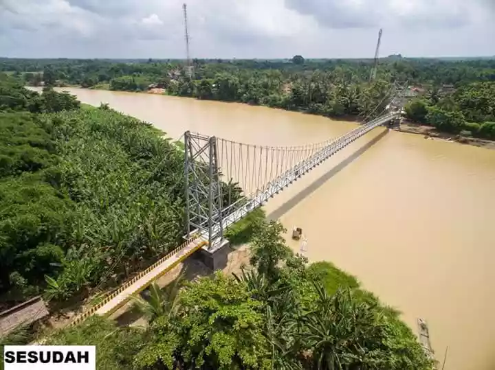 Jembatan Reyot 'Horor' di Banten Ini Diubah Jadi Kinclong