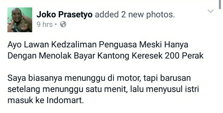 Konsistensi Aturan; Kantong Plastik Berbayar vs Kembalian Permen