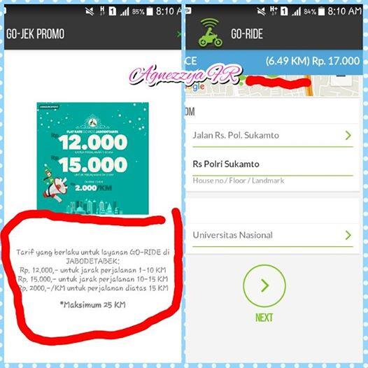 Tarif Gojek