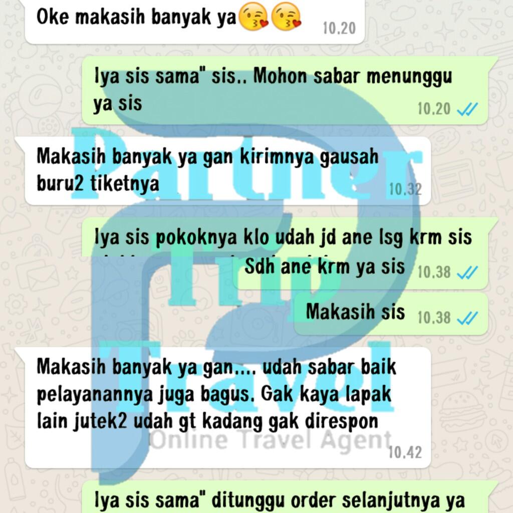 Beli tiket pesawat harga modal 100% Lebih murah dari travel sebelah