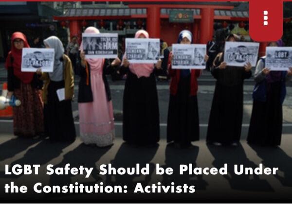 LGBT Safety Should be Placed Under the Constitution: Activists