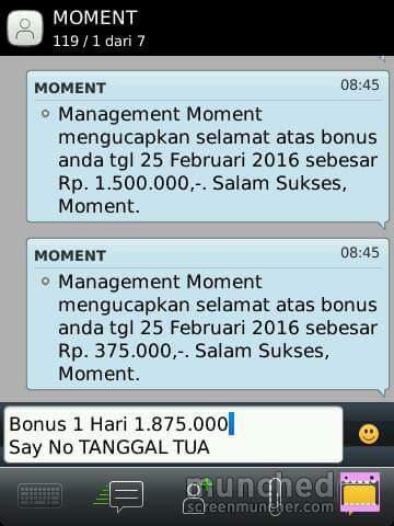 tanggal tua tetap gajian bersama Moment