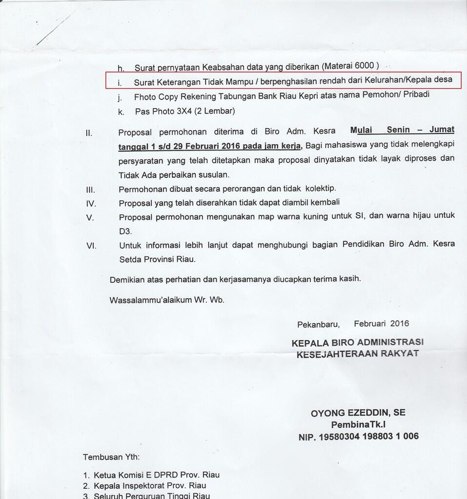 Beasiswa oh Beasiswa