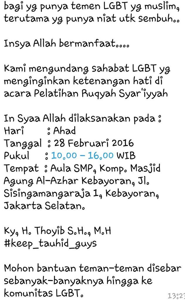 Edan ! Tifatul Kutip Hadits Nabi Soal LGBT, Joko Anwar Tuduh &quot;Hate Speech&quot; ?