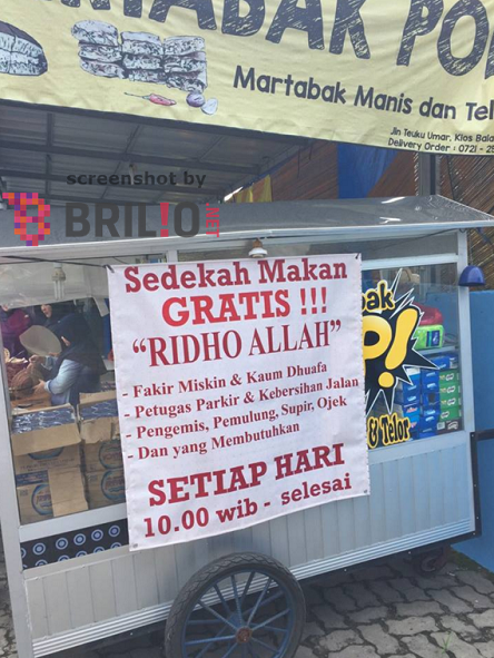 Di Tengah Kemiskinan, Masih Ada Warung Gratis Seperti Ini,Salut!