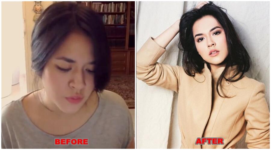 18 Wajah Artis Indonesia Sebelum dan Sesudah Make Up