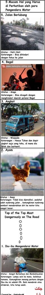 (NGAKAK) Meme emak-emak naik motor di jalan (sein ke kiri belok ke kanan)