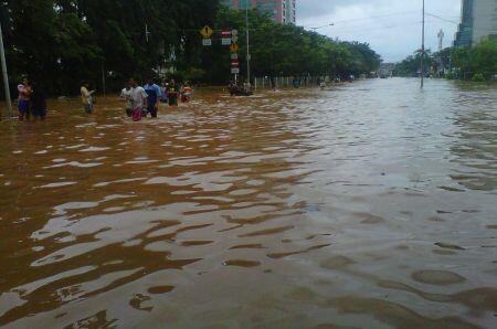 Puluhan Rumah di Pegadungan Terendam Banjir Sejak Pagi