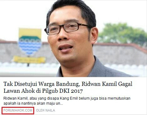 Ridwan Kamil, Ganjar Pranowo "Tokoh Publik Inspirasional"