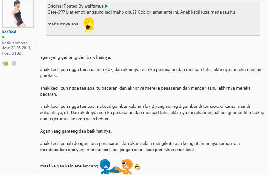 &#91;KOCAK&#93; Para kaskuser ngasih pencerahan kpd kaskuser yg mungkin MASIH Bau Kencur