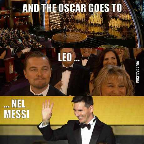 Leonardo DiCaprio menang piala Oscar, netizen menyambutnya dengan meme