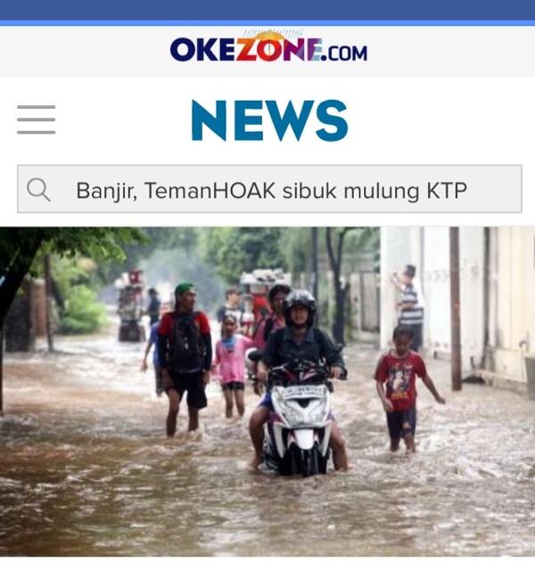 Beberapa Daerah di Ibu Kota Terendam Banjir