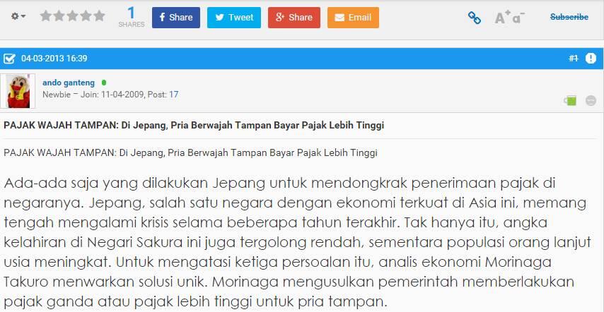 Komentar-komentar paling Ganteng Sekaskus Raya, Moga-moga agan ada di Dalem.