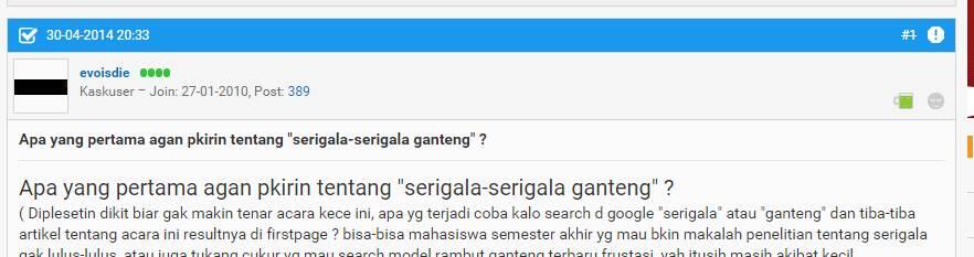 Komentar-komentar paling Ganteng Sekaskus Raya, Moga-moga agan ada di Dalem.