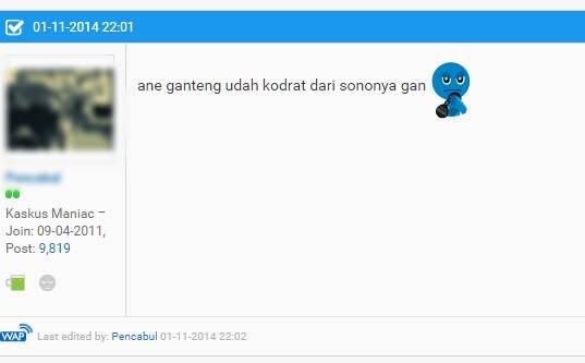 Komentar-komentar paling Ganteng Sekaskus Raya, Moga-moga agan ada di Dalem.