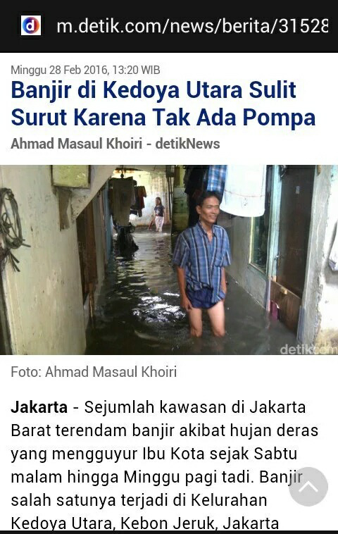 BANJIR JAKARTA: Berikut Titik Banjir di Jakarta