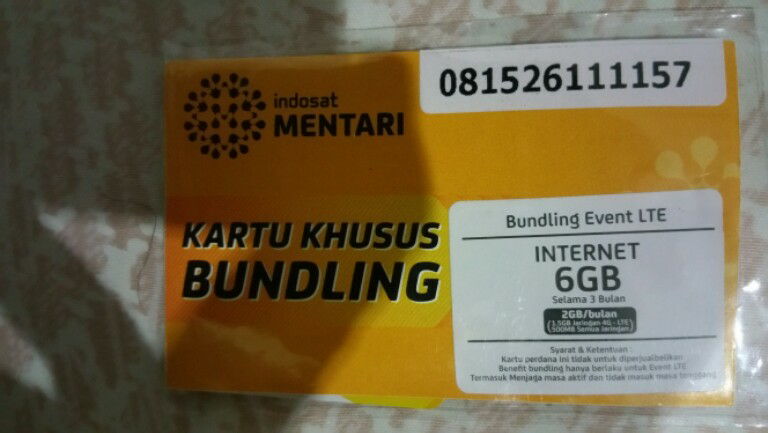 indosat internet 3 bulan
