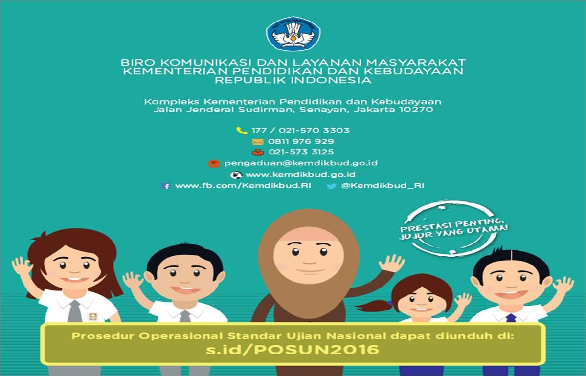 Infografis Ujian Nasional 2016