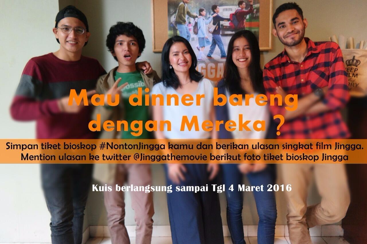 Mau Diner bareng dengan Lola Amaria dan pemain film “Jingga” ???