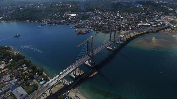 Sudah Tersambung, Ini Megahnya Jembatan Terpanjang di Indonesia Timur