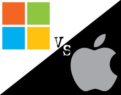 Apple vs microsoft презентация