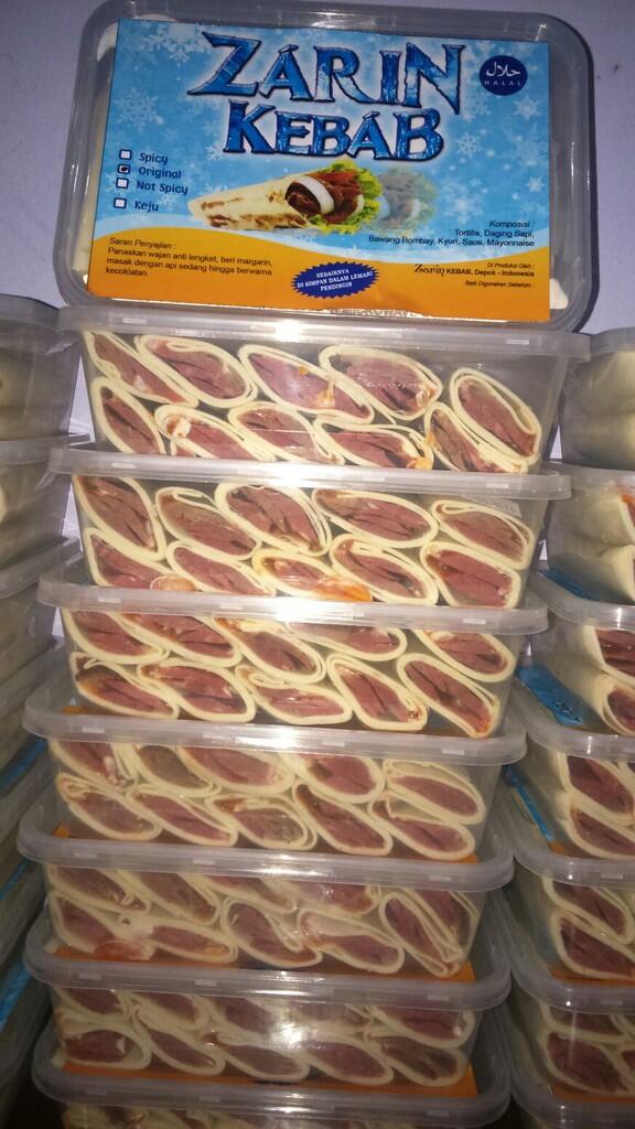Dicari Reseller Zarin Kebab (Frozen Kebab) diseluruh wil. Indonesia !