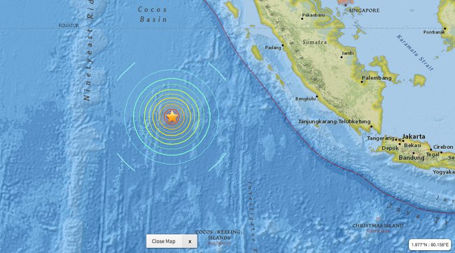Gempa mengguncang mentawai 7.8 SR