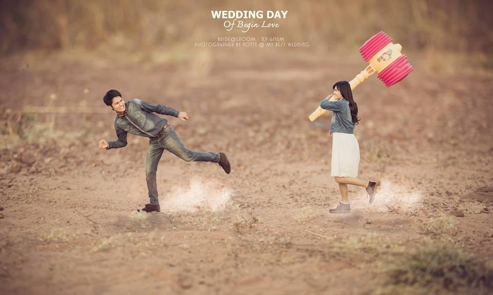 15 Foto Prewedding Manusia Kerdil
