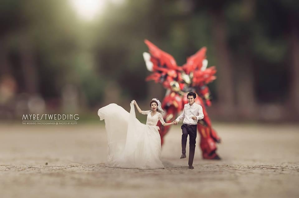 15 Foto Prewedding Manusia Kerdil