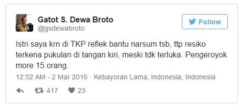 Disuksi ILC Ricuh, Istri Pejabat Kemenpora Jadi Korban