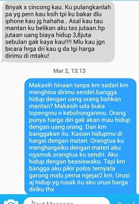 mohon tanggapannya ane di hina