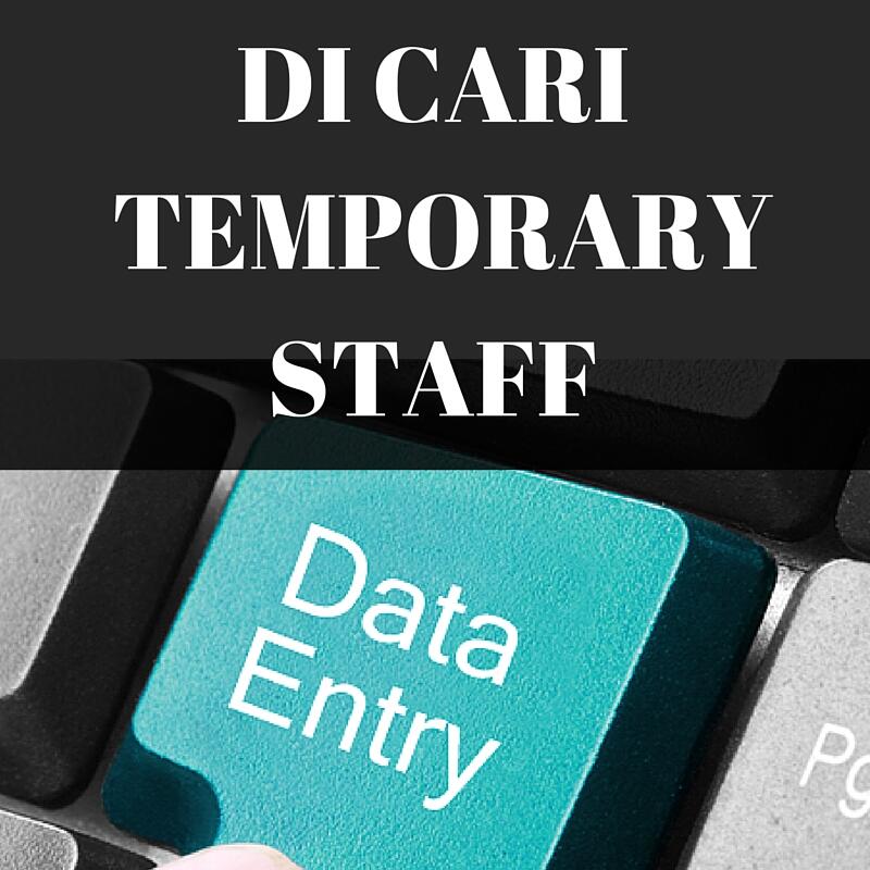 [LOKER] Temporary Data Entry Jobs