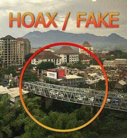 Nih Foto : Jembatan Soekarno HattaMalang Katanya Melengkung, Hoax atau Tidak !!!