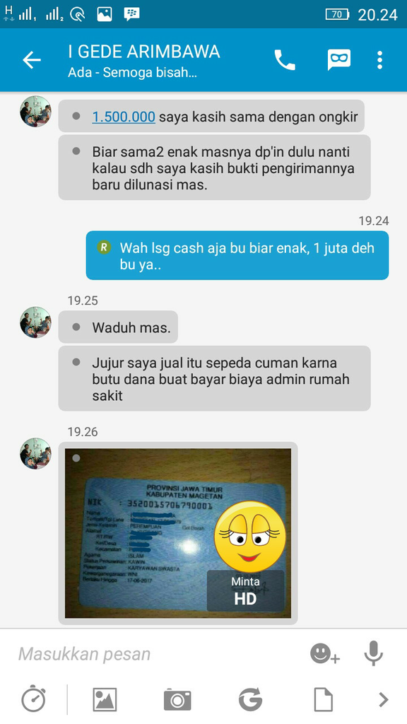 Penipu sekarang pake bawa2 agama gan..