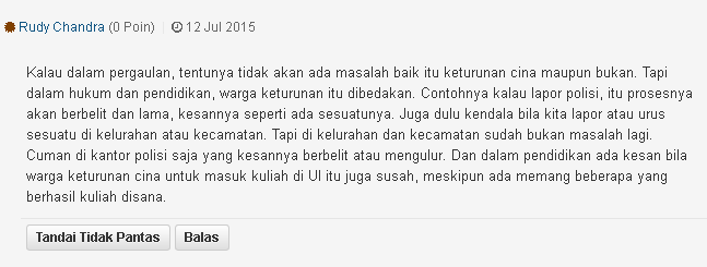 Ada apa dengan sikap masyarakat Indonesia terhadap etnis Tionghoa?