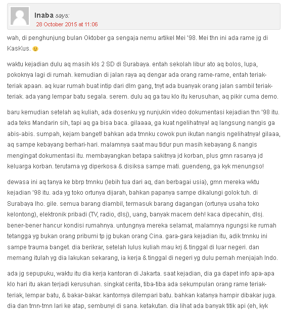 Ada apa dengan sikap masyarakat Indonesia terhadap etnis Tionghoa?