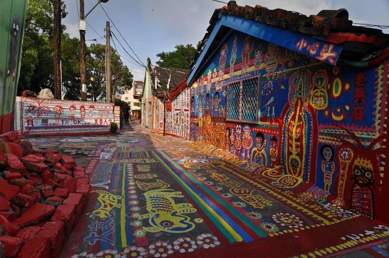 Kampung Unik Veteran Militer Penuh Warna di Taiwan, Rainbow Village