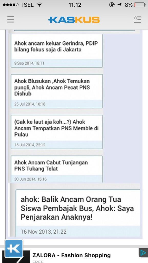 Ahok Ancam Potong Tunjangan PNS di Sekolah Bila Ditemukan Jentik Nyamuk DBD