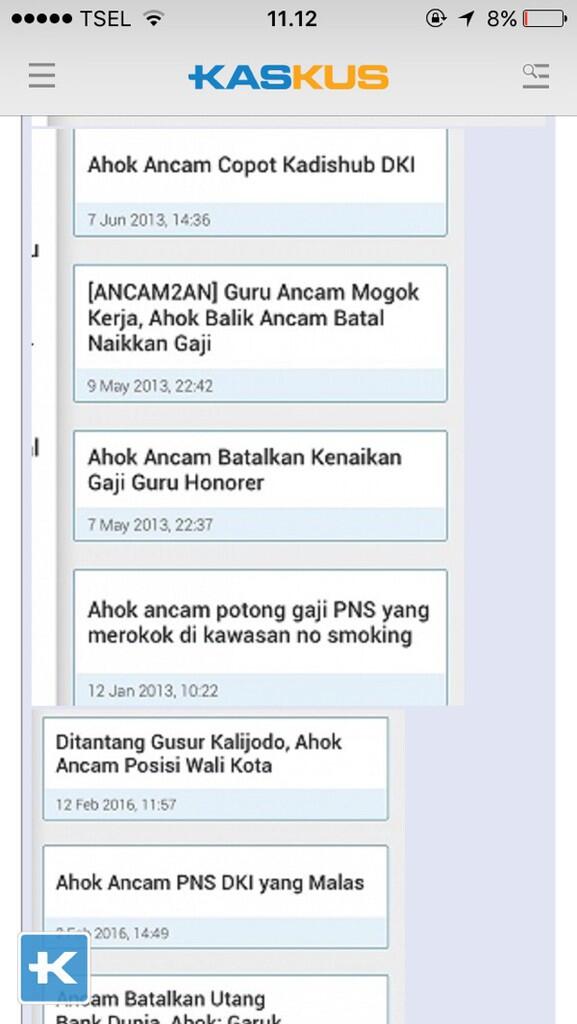 Ahok Ancam Potong Tunjangan PNS di Sekolah Bila Ditemukan Jentik Nyamuk DBD