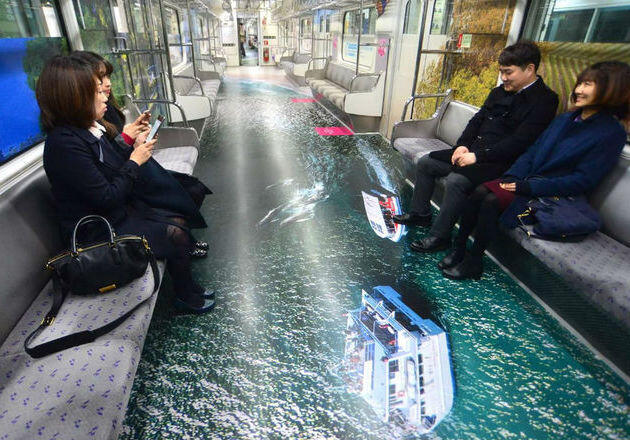 Gerbong '3D Subway Korsel' Ini Bakal Buat Kamu Takjub