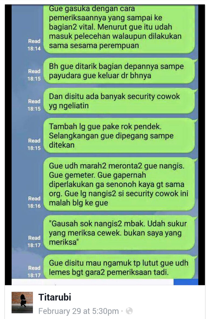 Curhat soal Pelecehan Seksual oleh Petugas Sekuriti Perempuan di Konser EXO’luXion